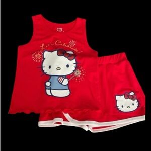 Girls 10/12 Hello Kitty Skort Set